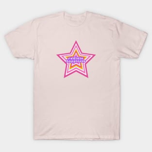 radiate happiness - retro y2k star T-Shirt